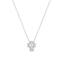Collana Amen Donna Croci in Argento Zircone CLCRREBBZ3 - CLCRREBBZ3